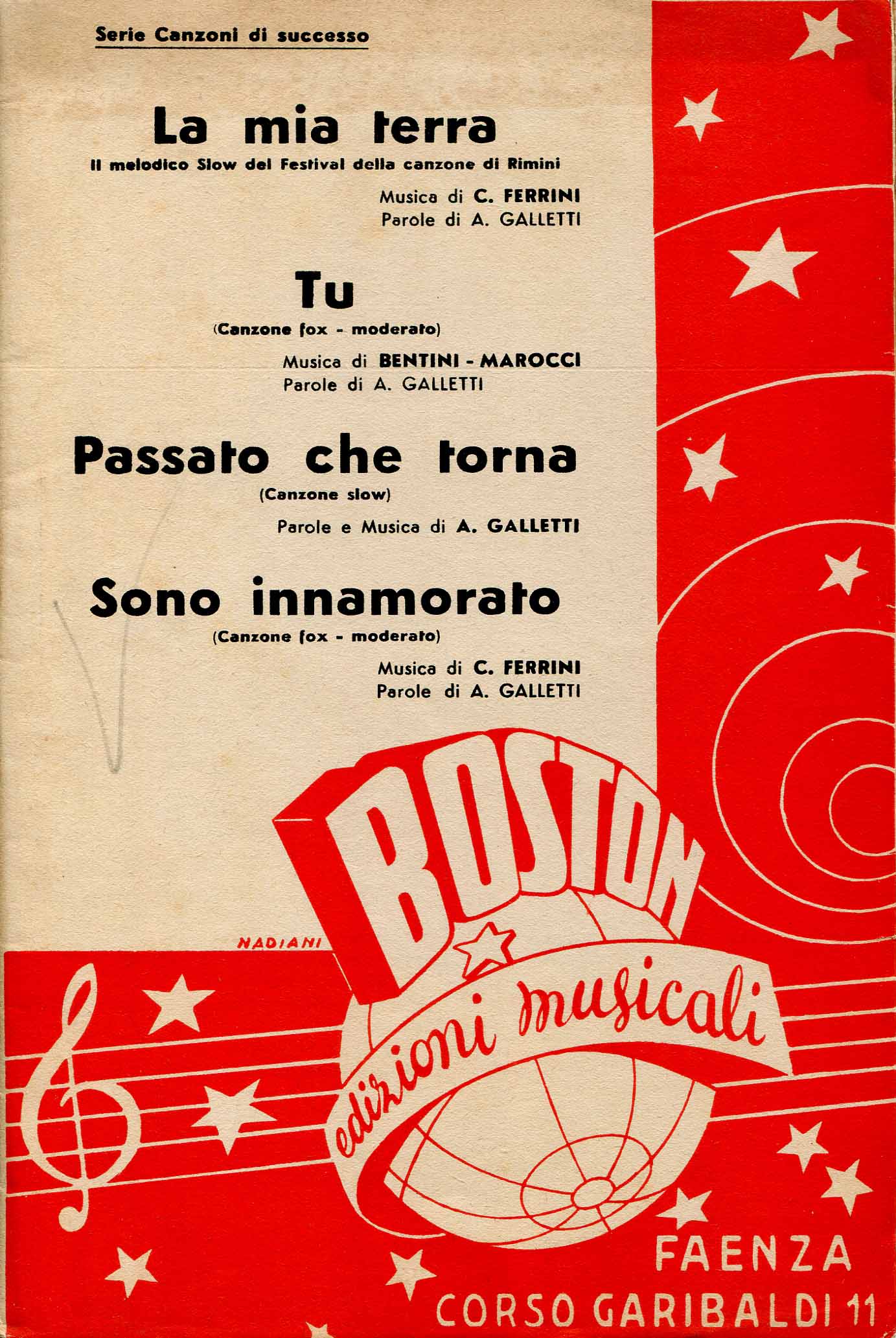 La mia terra: canzone slow